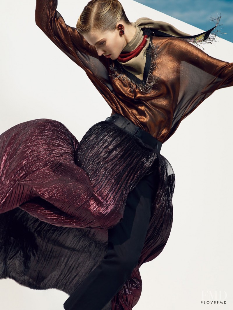 Sasha Luss featured in Full Volume, June 2014