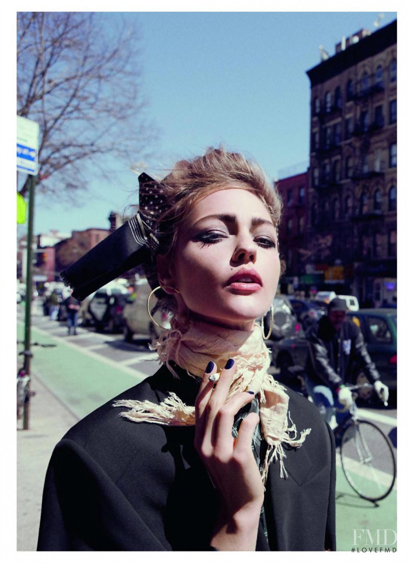 Sasha Pivovarova featured in Down Town, June 2011