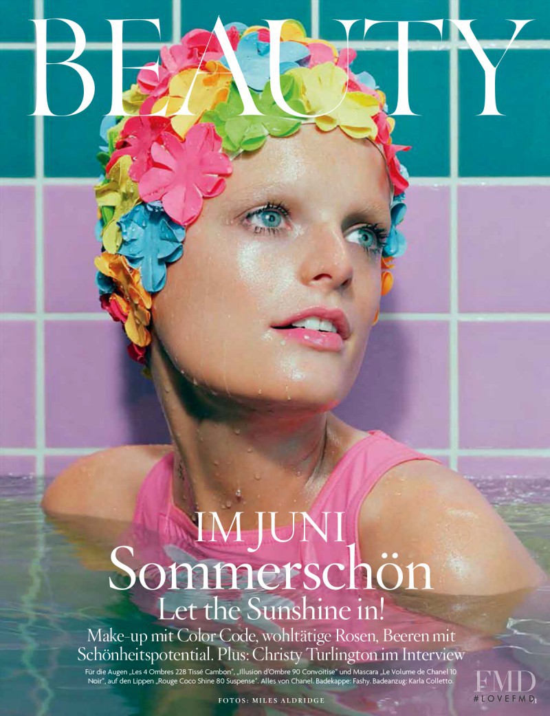 Hanne Gaby Odiele featured in Im Juni Sommerschön, June 2014