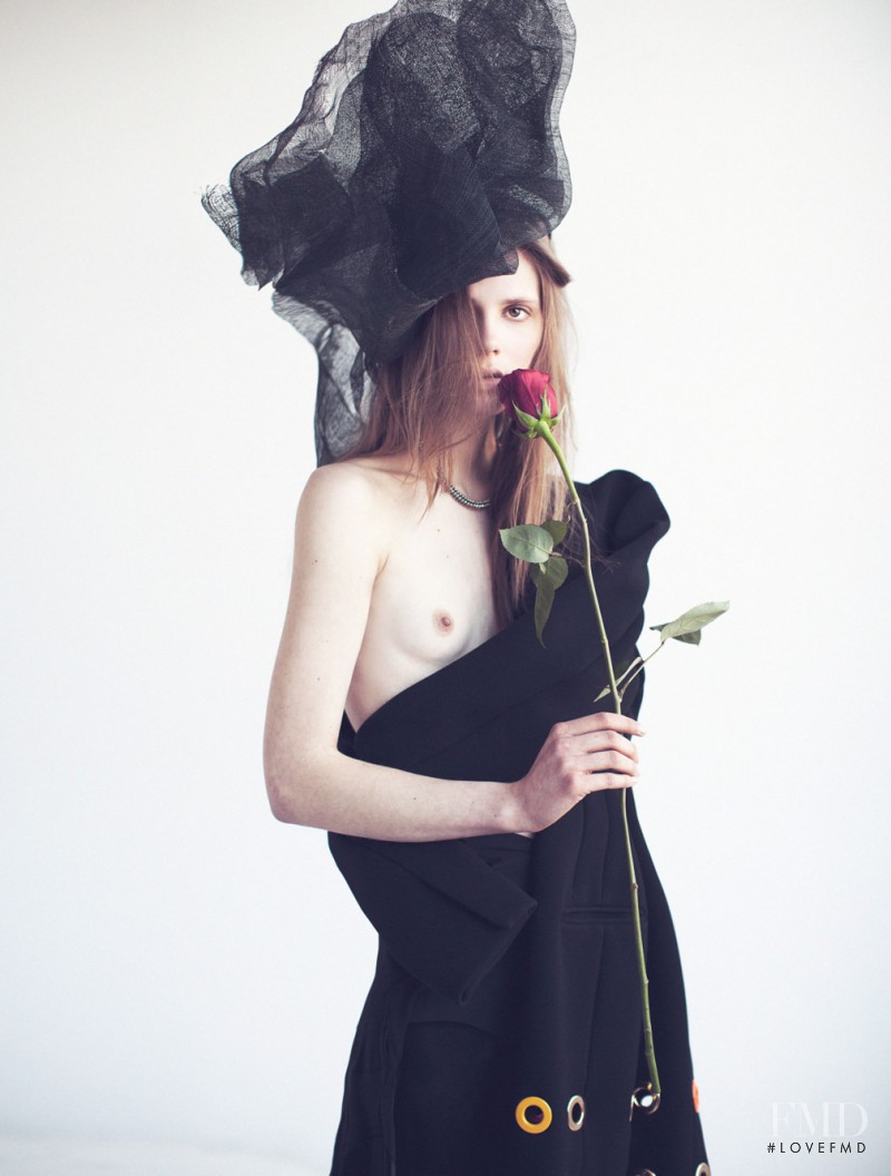 Caroline Brasch Nielsen featured in Fluid Silhouettes, May 2014