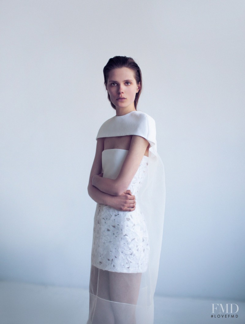 Caroline Brasch Nielsen featured in Fluid Silhouettes, May 2014