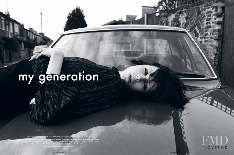 Edie Campbell featured in My Generation, June 2014