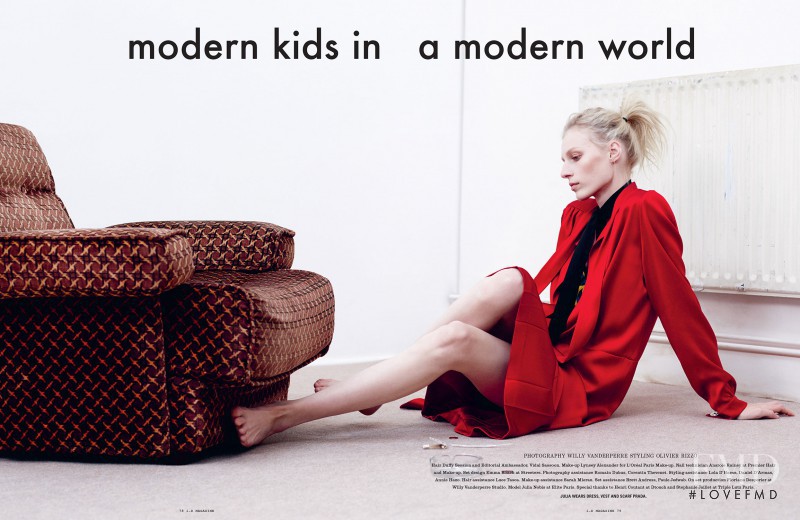 Julia Nobis featured in Modern Kids In A Modern World, June 2014