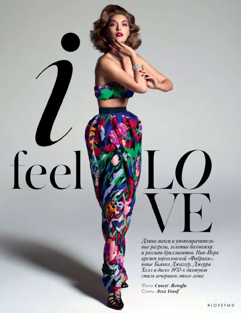Arizona Muse featured in I Feel Love, June 2014
