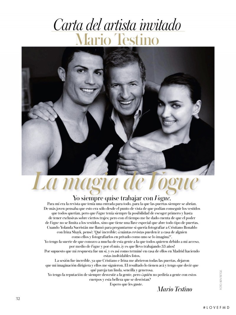 Irina Shayk featured in Cristiano e Irina, June 2014