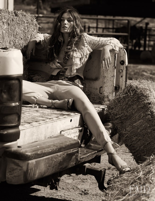 Andreea Diaconu featured in Wild at Heart, May 2011