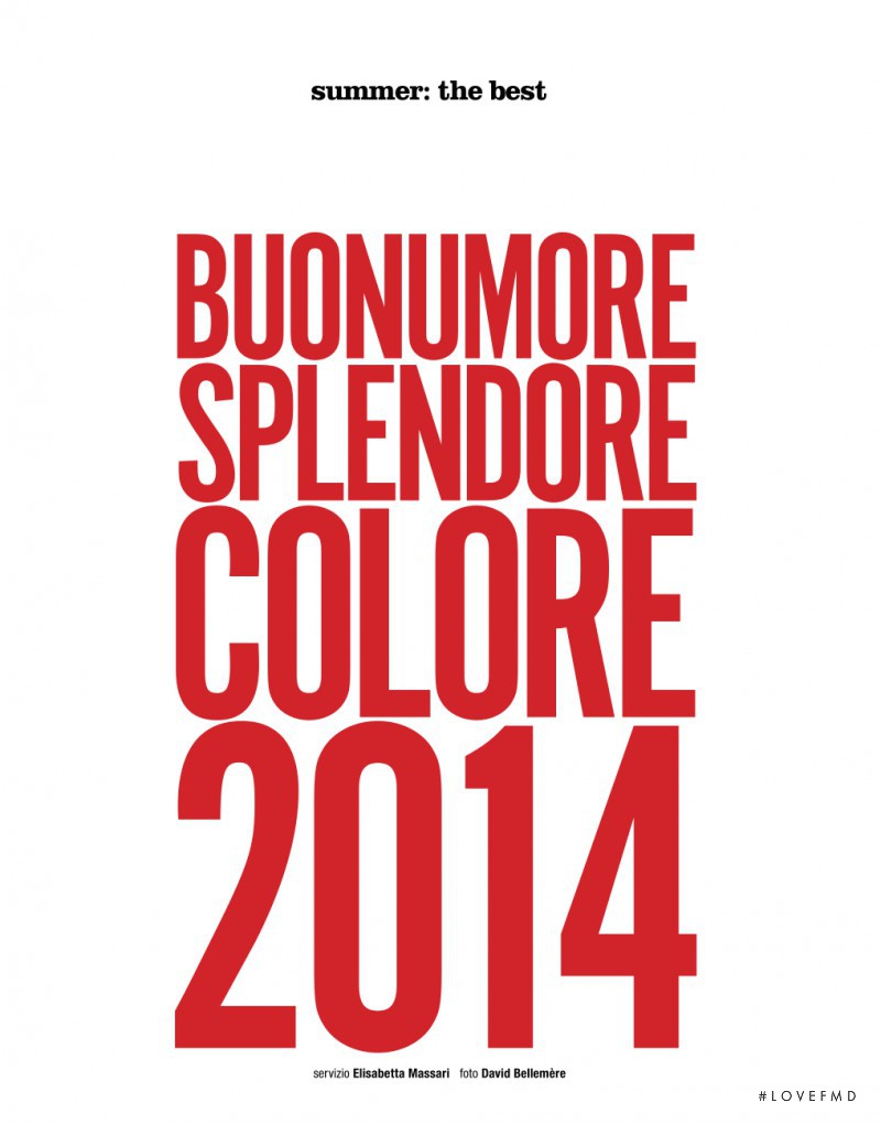 Buonumore Splendore Colore 2014, May 2014