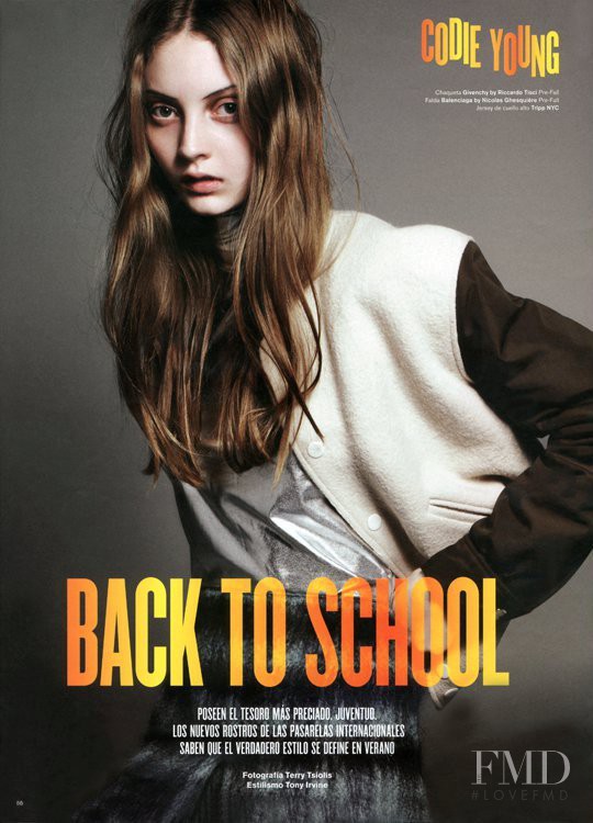 Codie Young featured in Back to School, June 2011