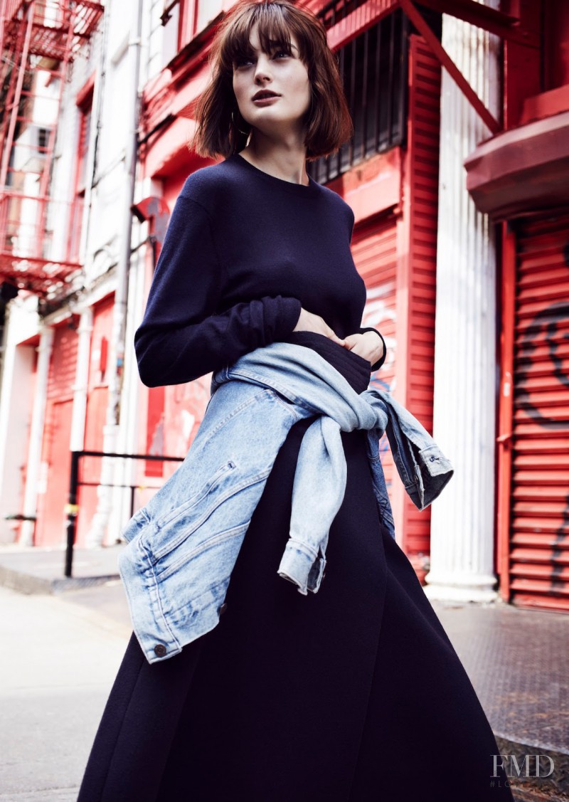 Ksenia Nazarenko featured in Cr\'s Denim Guide, June 2014