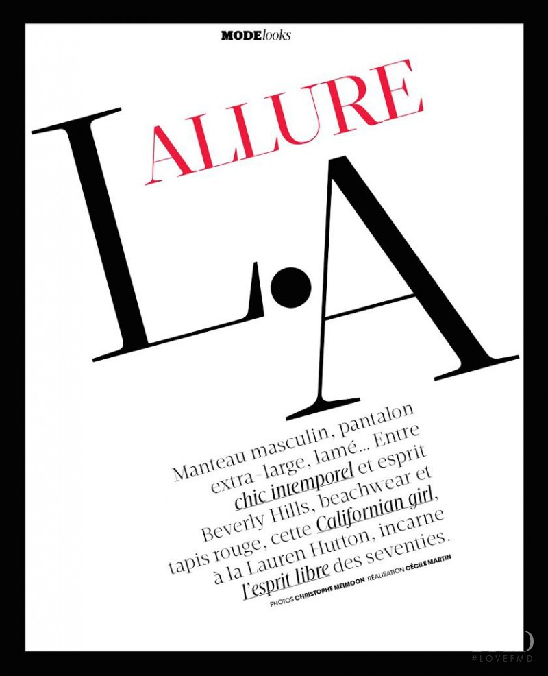 Allure L.A., May 2014