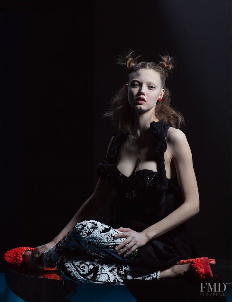 Lindsey Wixson featured in If I Don\'t Show Up With A Bag Of Tricks, It\'s Pretty Much - Why Are You Here?, March 2014