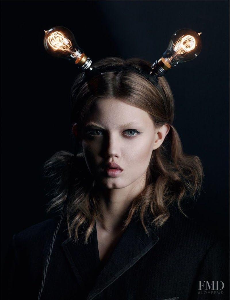 Lindsey Wixson featured in If I Don\'t Show Up With A Bag Of Tricks, It\'s Pretty Much - Why Are You Here?, March 2014