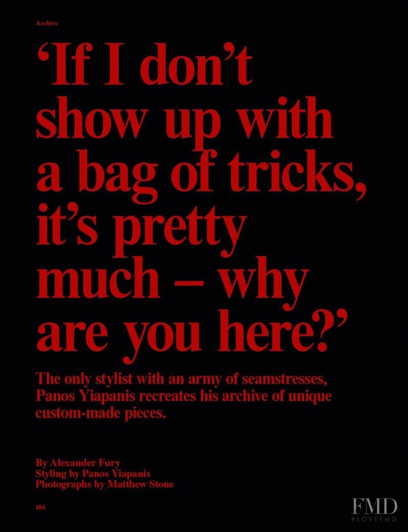 If I Don\'t Show Up With A Bag Of Tricks, It\'s Pretty Much - Why Are You Here?, March 2014