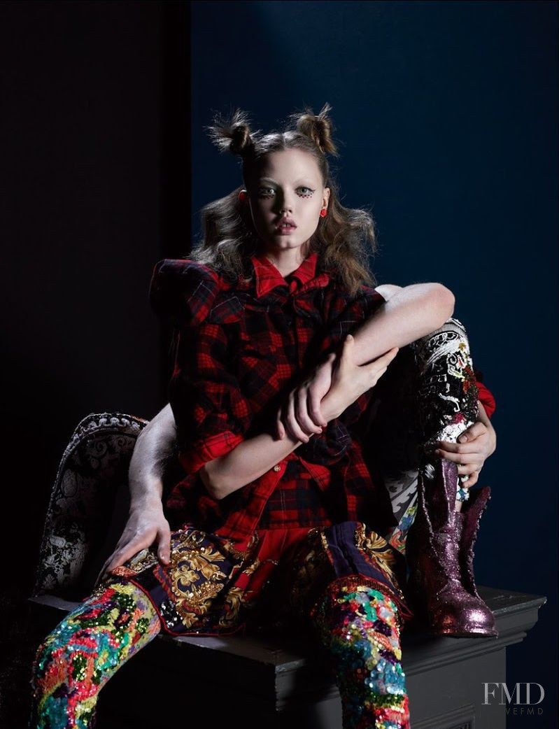 Lindsey Wixson featured in If I Don\'t Show Up With A Bag Of Tricks, It\'s Pretty Much - Why Are You Here?, March 2014