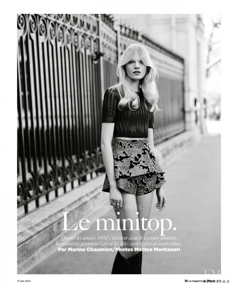 Eleonora Baumann featured in Le minitop, May 2014