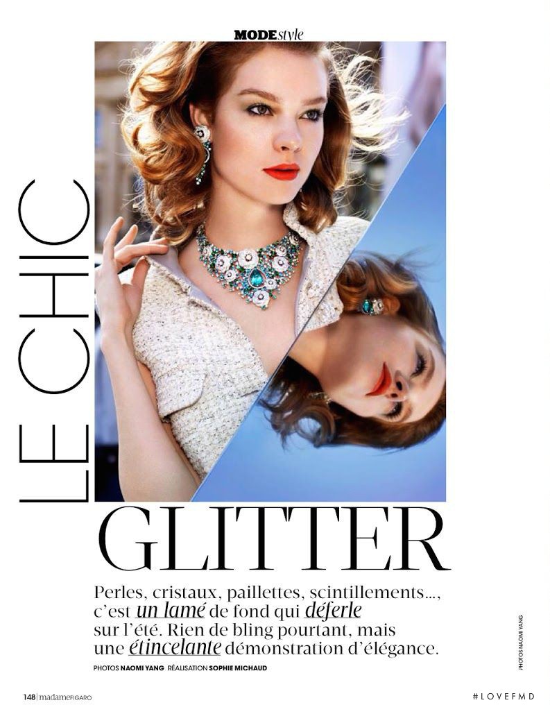 Gwen Loos featured in Le Chic Glitter, May 2014