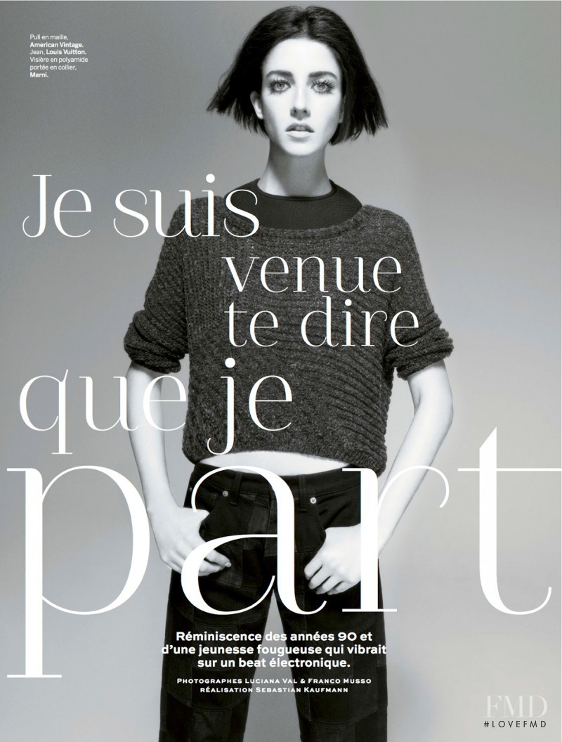 Cristina Herrmann featured in Je Suis Venue Te Dire Que Je Party, May 2014