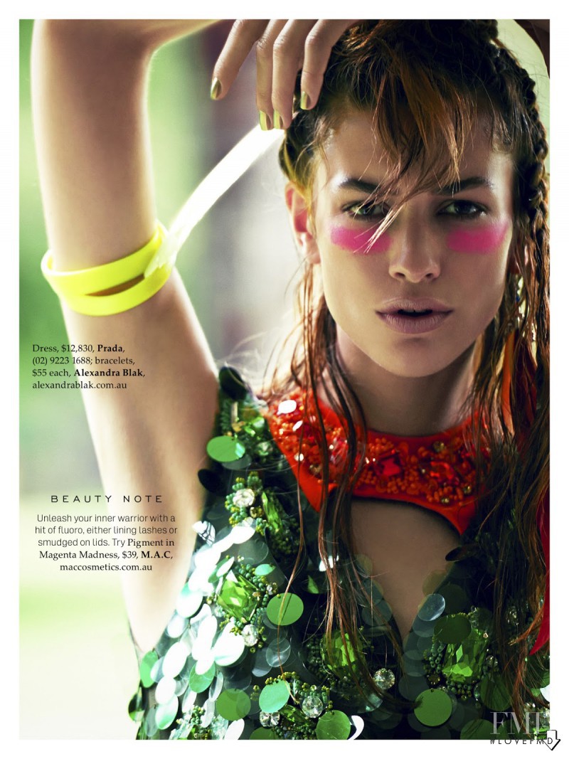 Louise de Chevigny featured in Rainbow Warrior, June 2014