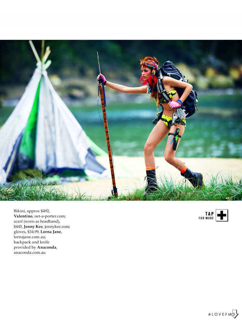 Louise de Chevigny featured in Rainbow Warrior, June 2014