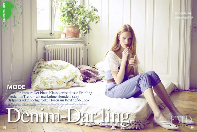 Luisa Bianchin featured in Denim Darling, February 2010