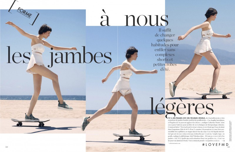 Athena Wilson featured in Mouvement De Mode, May 2014