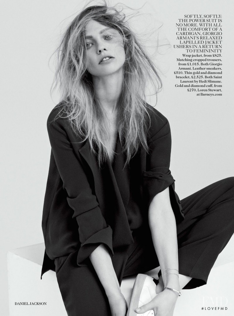 Sasha Pivovarova featured in A Cut Above, July 2014