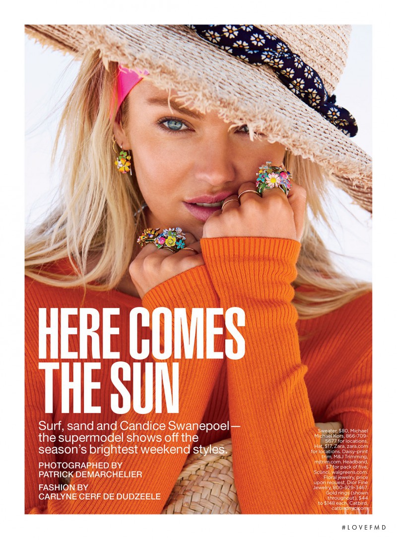 Candice Swanepoel featured in Here Comes The Sun, June 2014