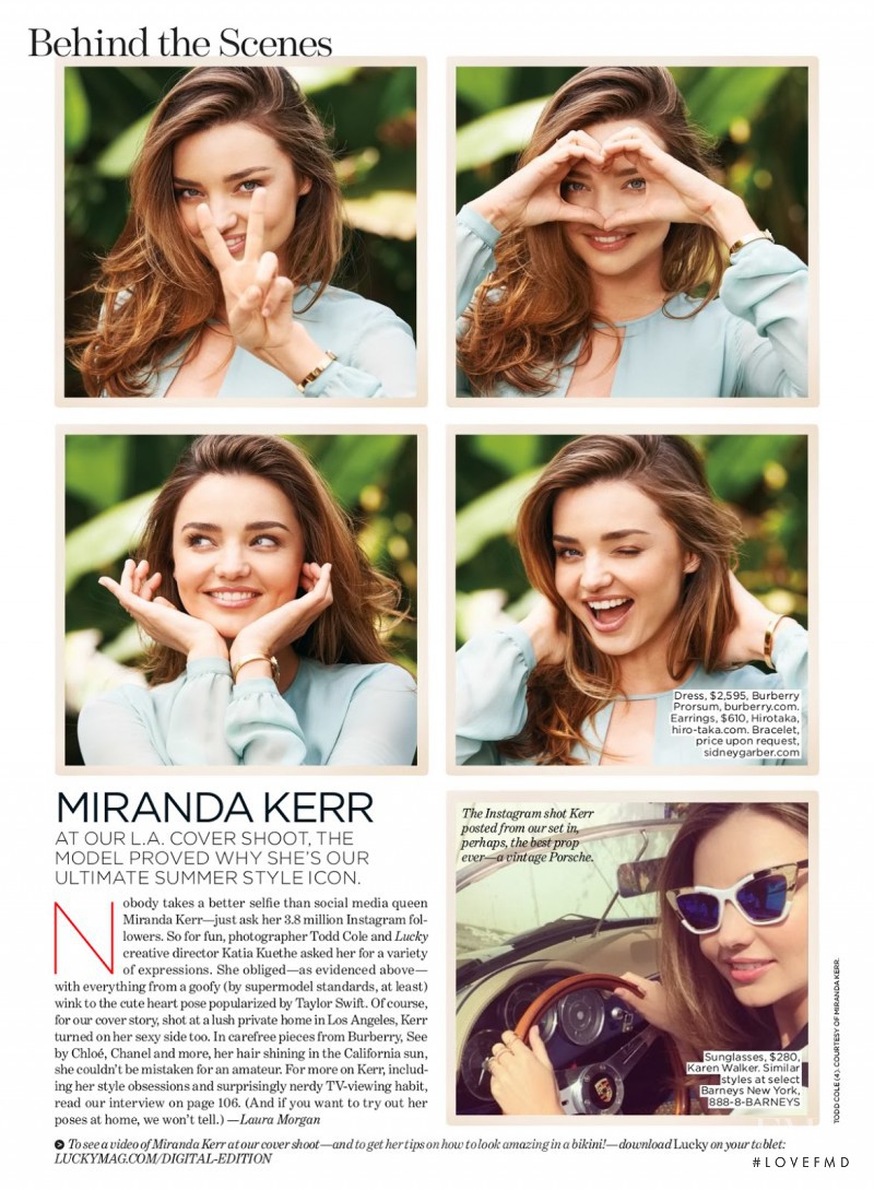 Miranda Kerr featured in Miranda Rules, June 2014