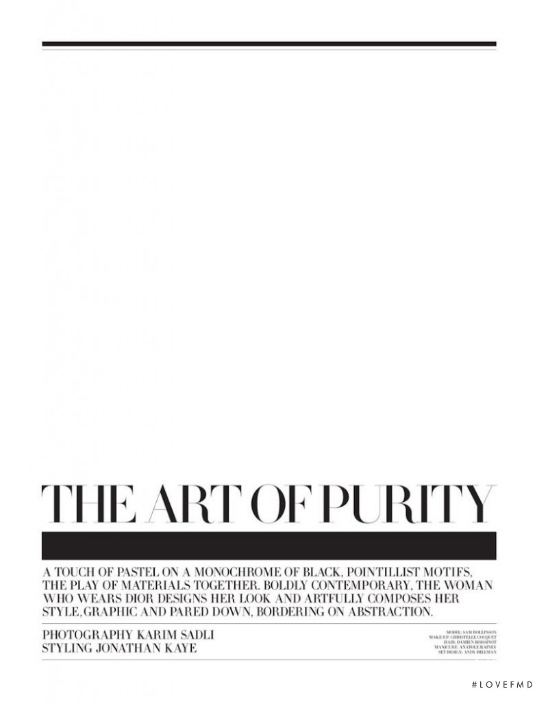 The Art Of Purity, June 2014