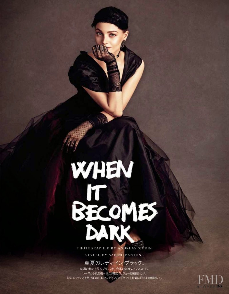 Anna Maria Jagodzinska featured in When It Becomes Dark, July 2014