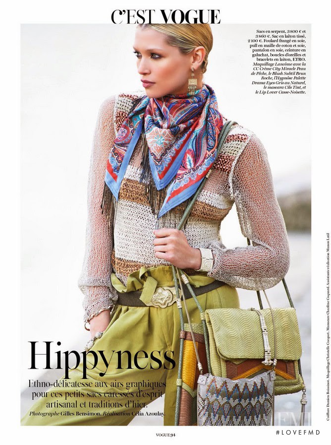 Hana Jirickova featured in C\'est Vogue, June 2014
