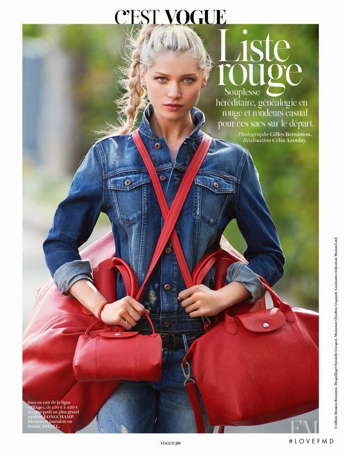 Hana Jirickova featured in C\'est Vogue, June 2014