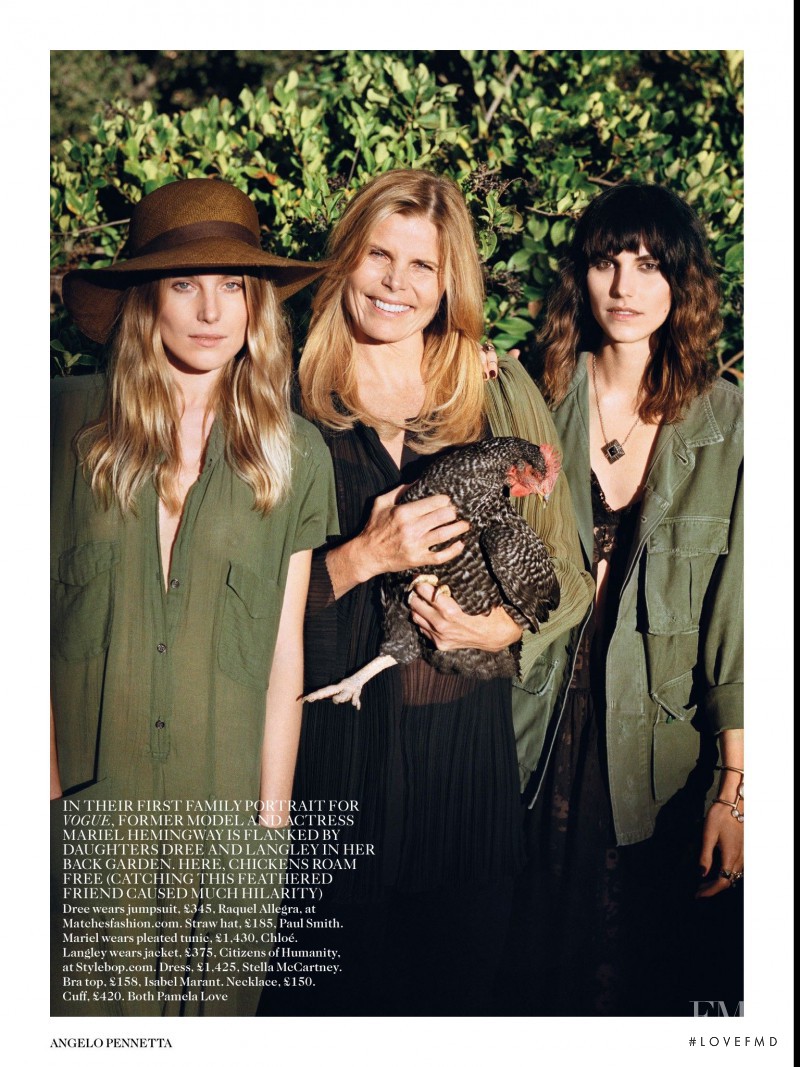 Dree Hemingway featured in Way Out West, July 2014
