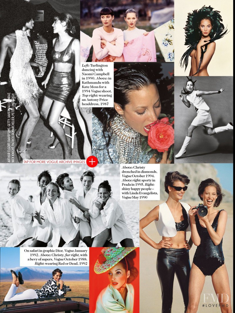 Christy Turlington featured in Super Power, July 2014