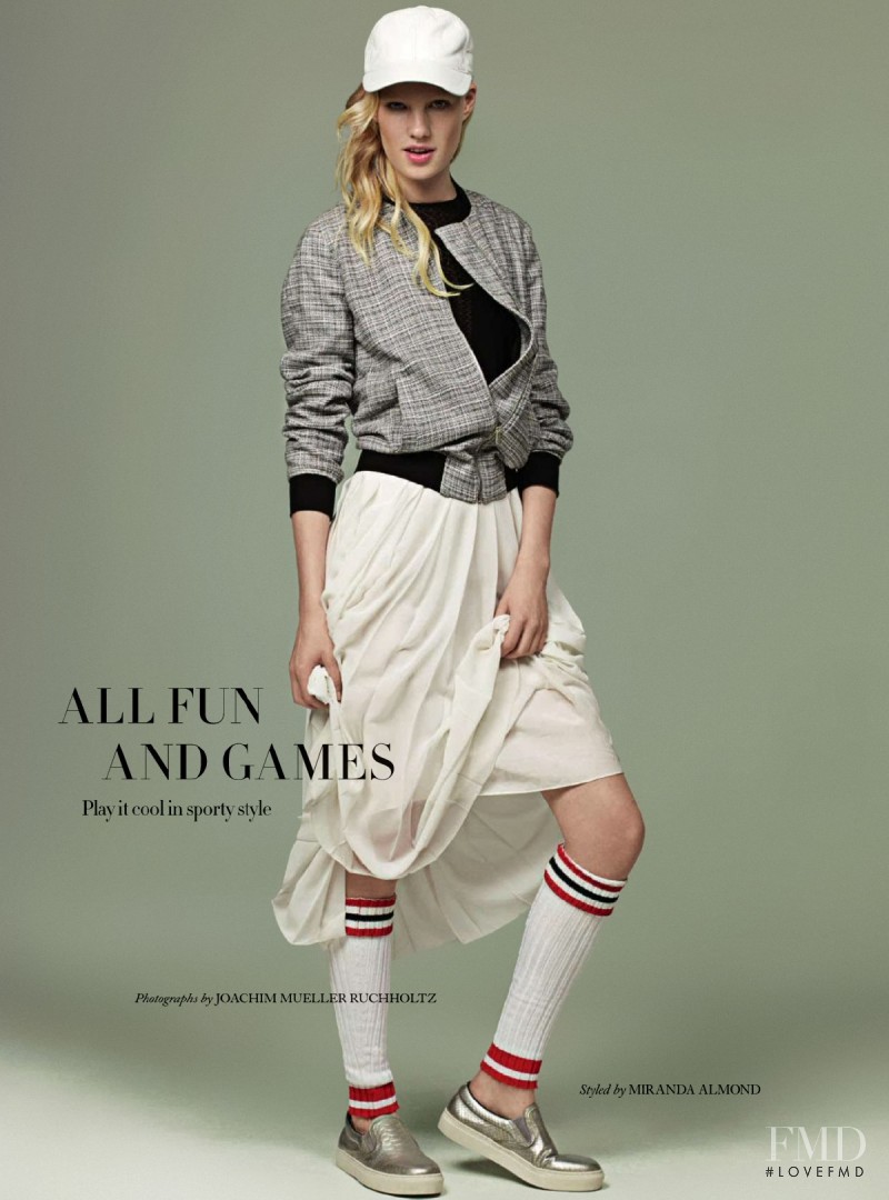 Linn Arvidsson featured in All Fun And Games, July 2014