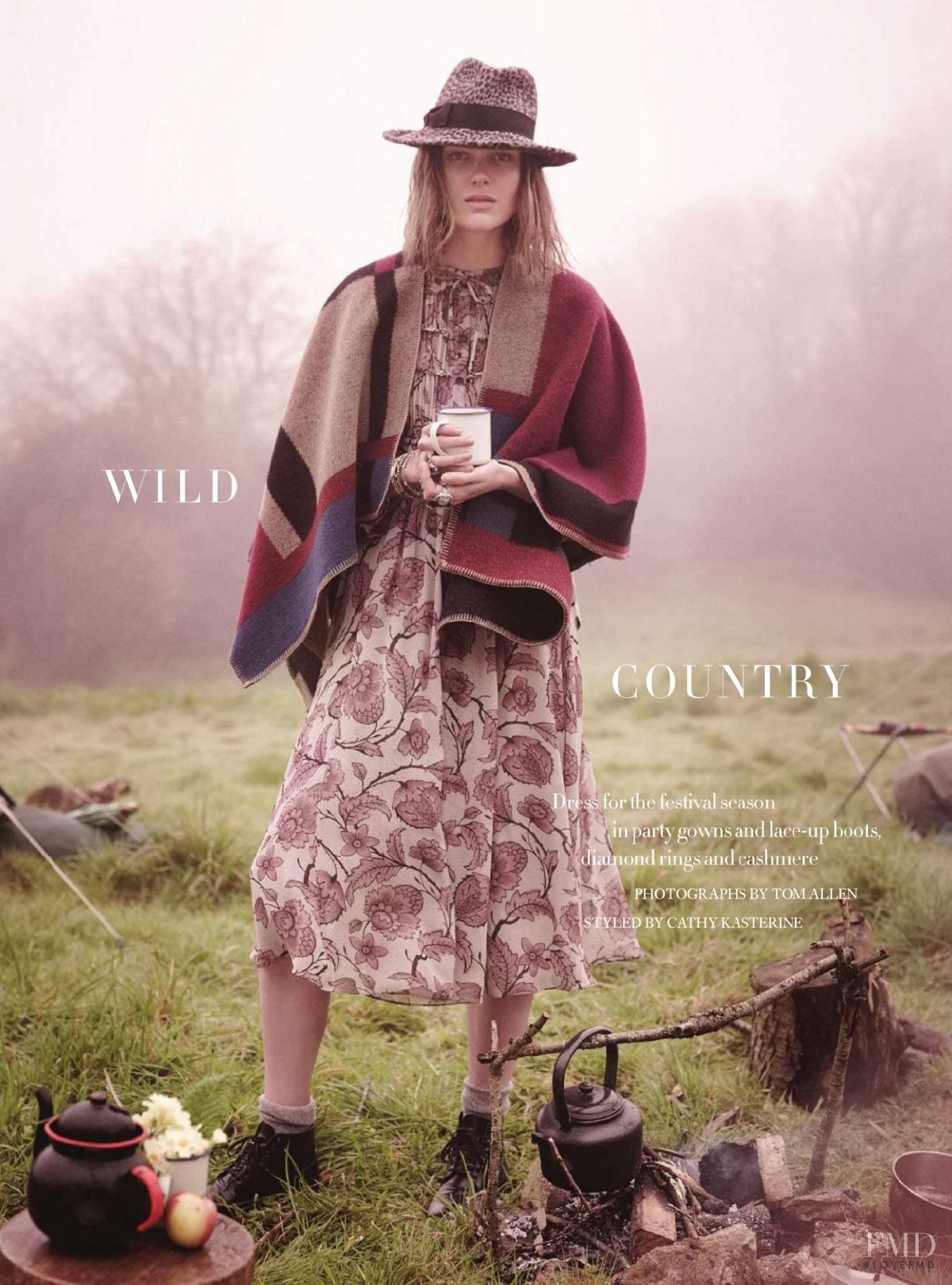 Wild Country in Harper's Bazaar UK with Emma Champtaloup wearing ...