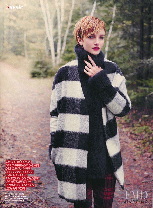 Marie-Eve Bergeron featured in Code Rouge, October 2013