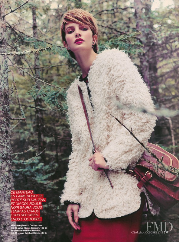 Marie-Eve Bergeron featured in Code Rouge, October 2013