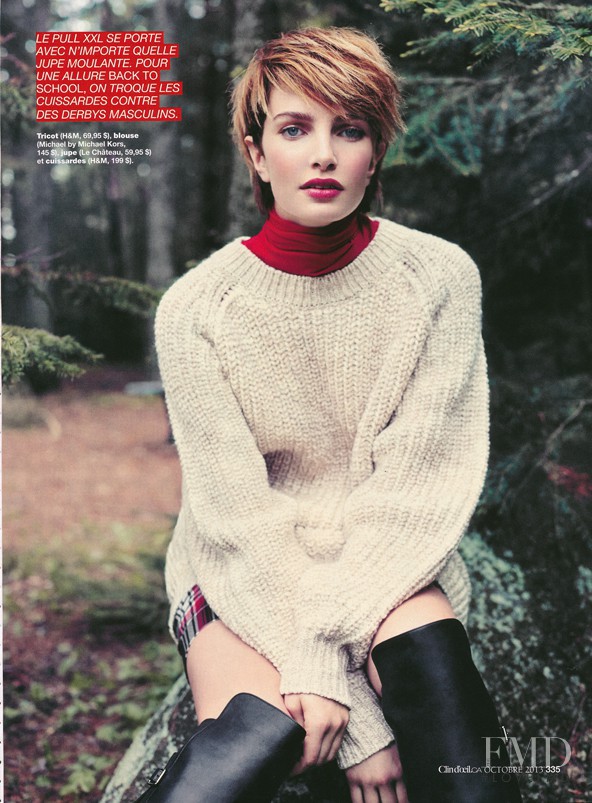 Marie-Eve Bergeron featured in Code Rouge, October 2013