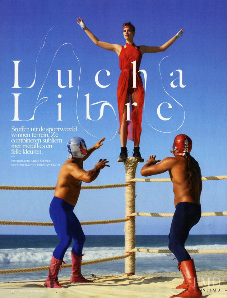 Rianne ten Haken featured in Lucha Libre, June 2014