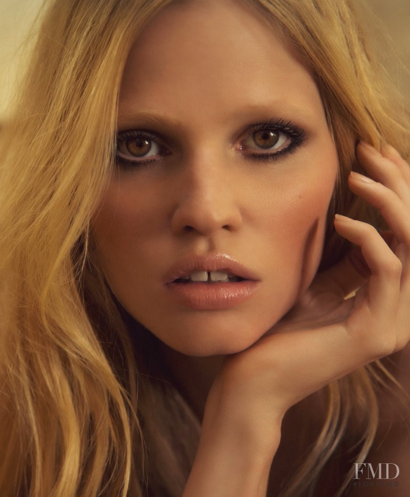 Lara Stone featured in Heart Of Gold, June 2014