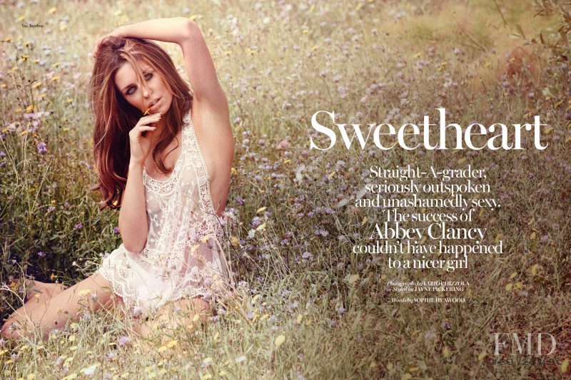 Abigail Clancy featured in Sweetheart, July 2014