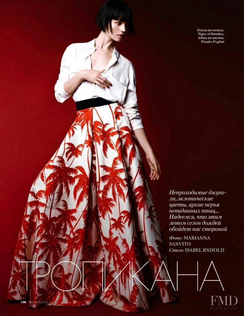 Egle Tvirbutaite featured in Tropicana, June 2014