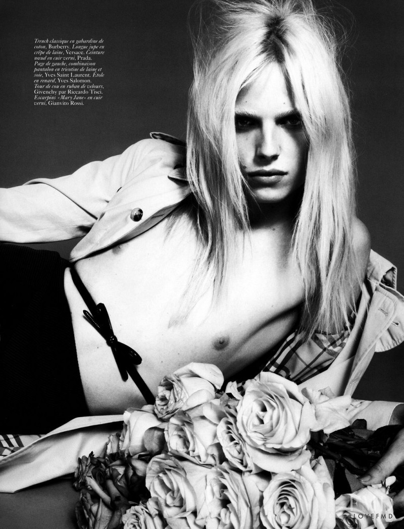 Andrej Pejic featured in Rive Gauche et Libre, September 2010