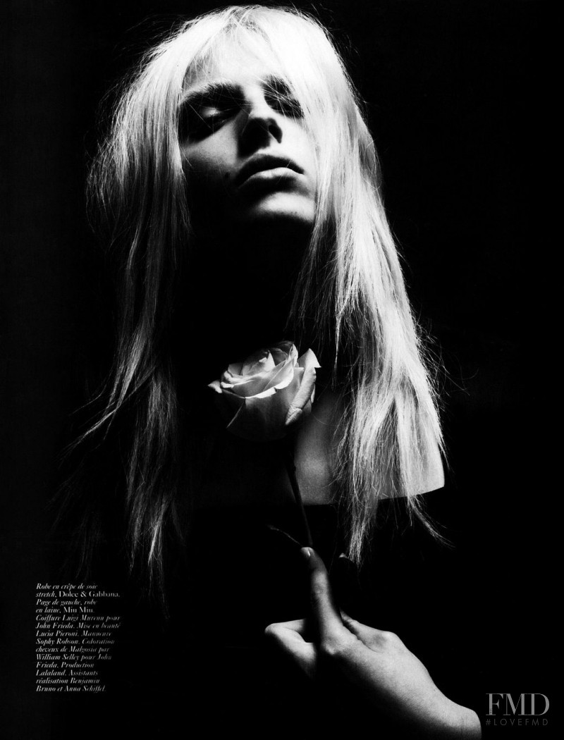 Andrej Pejic featured in Rive Gauche et Libre, September 2010