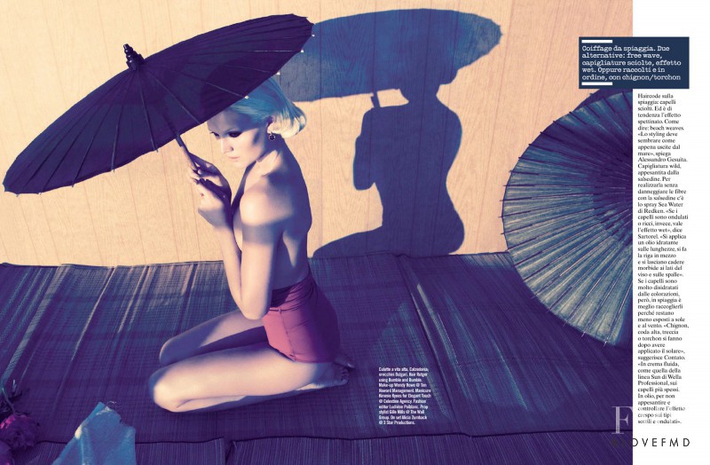 Toni Garrn featured in Blonde Hair Alert, May 2014