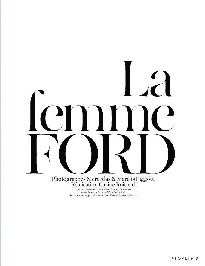 La Femme Ford, December 2010