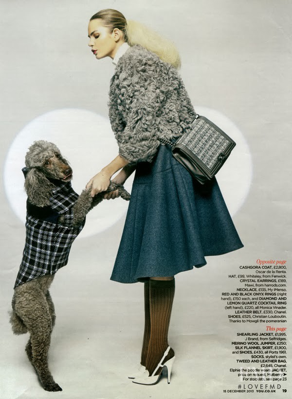 Sofia Simon featured in A couture poochie coup, December 2013