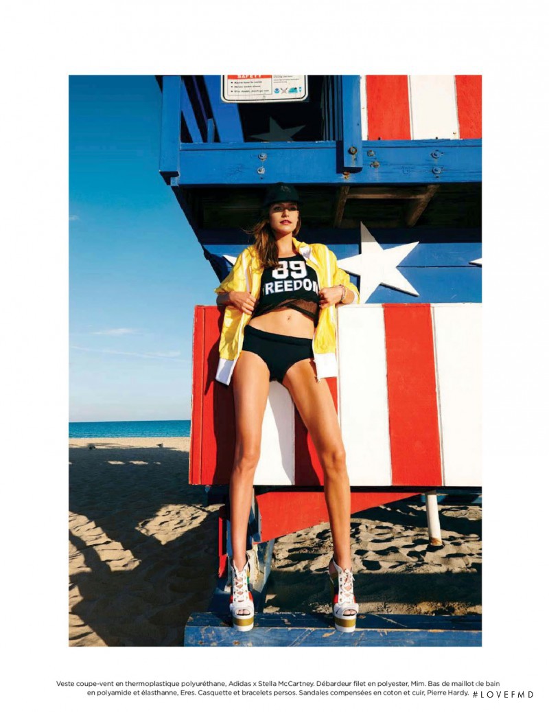 Oksana Gedroit featured in West Coast, July 2014