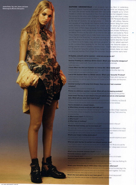 Daphne Groeneveld featured in Backstage Passes & Sunglasses, May 2011